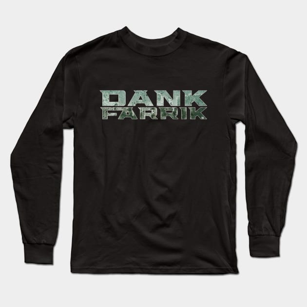 DANK FARRIK - Boba title font Long Sleeve T-Shirt by HtCRU